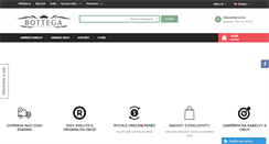 Desktop Screenshot of bottega.cz